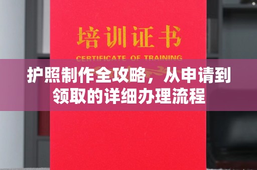 汶上护照制作全攻略，从申请到领取的详细办理流程