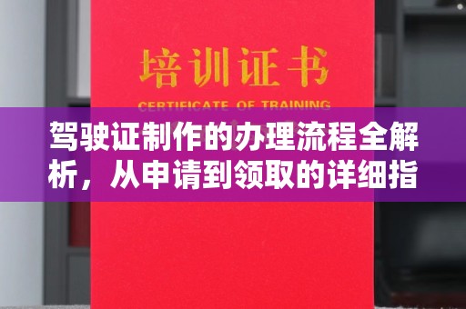 汶上驾驶证制作的办理流程全解析，从申请到领取的详细指南
