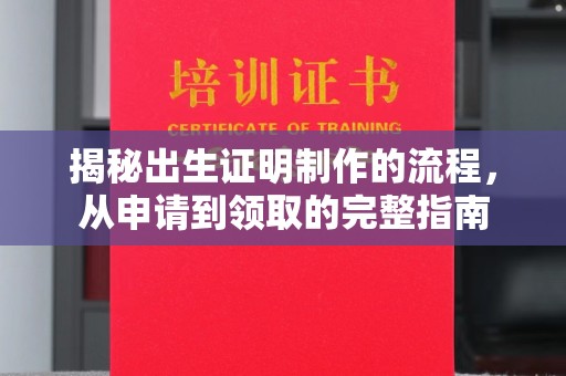 汶上揭秘出生证明制作的流程，从申请到领取的完整指南