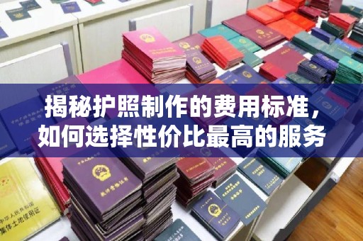 汶上揭秘护照制作的费用标准，如何选择性价比最高的服务？