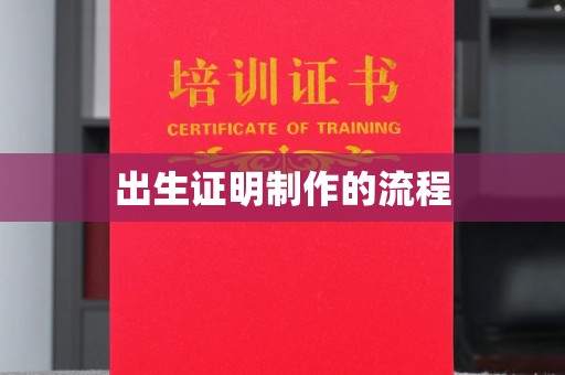 汶上出生证明制作的流程