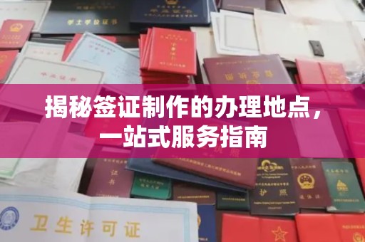 汶上揭秘签证制作的办理地点，一站式服务指南
