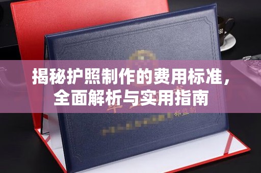 汶上揭秘护照制作的费用标准，全面解析与实用指南