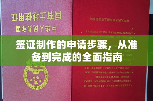 汶上签证制作的申请步骤，从准备到完成的全面指南