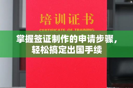 汶上掌握签证制作的申请步骤，轻松搞定出国手续